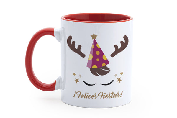 Taza de cerámica "Felices Fiestas"