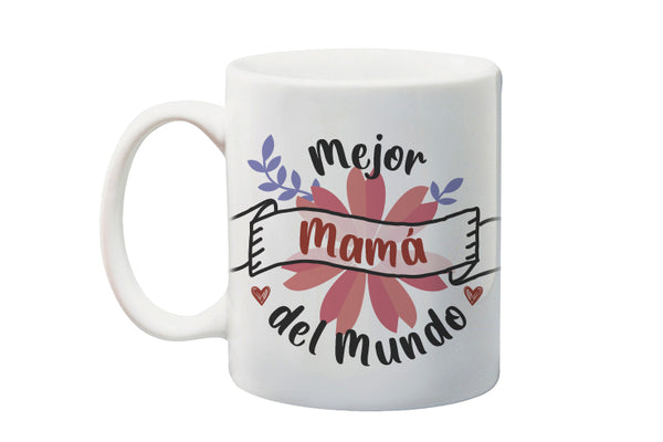Taza de cerámica "Mejor mamá del mundo"