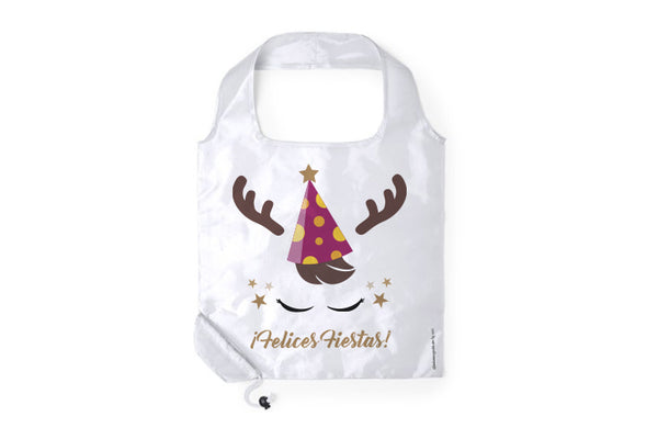 Bolsa Plegable "Felices Fiestas"